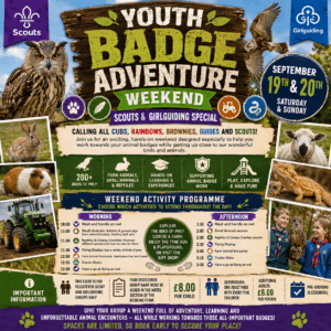 Scouts & Guides Animal Discovery Weekend - September 19th & 20th