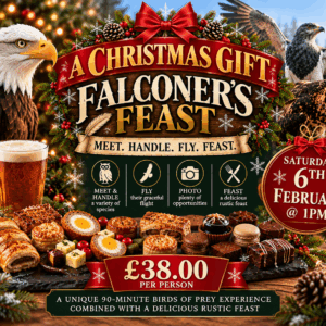 Christmas Gifts - The Falconer's Feast Experience - February 6th  1.00 - 3.00